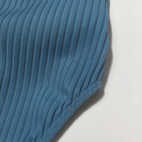 NWT True Craft Ribbed Lace-Up One Piece Swimsuit - Picture 10 of 10